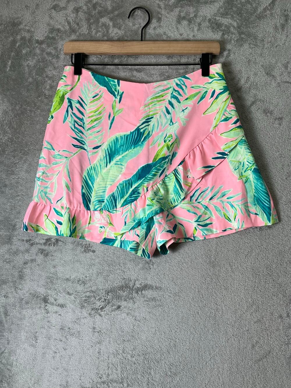 Lilly Pulitzer Faye Skort Chimpoiserie Coral Reef Tint‎ Golf Tennis Size 6 New